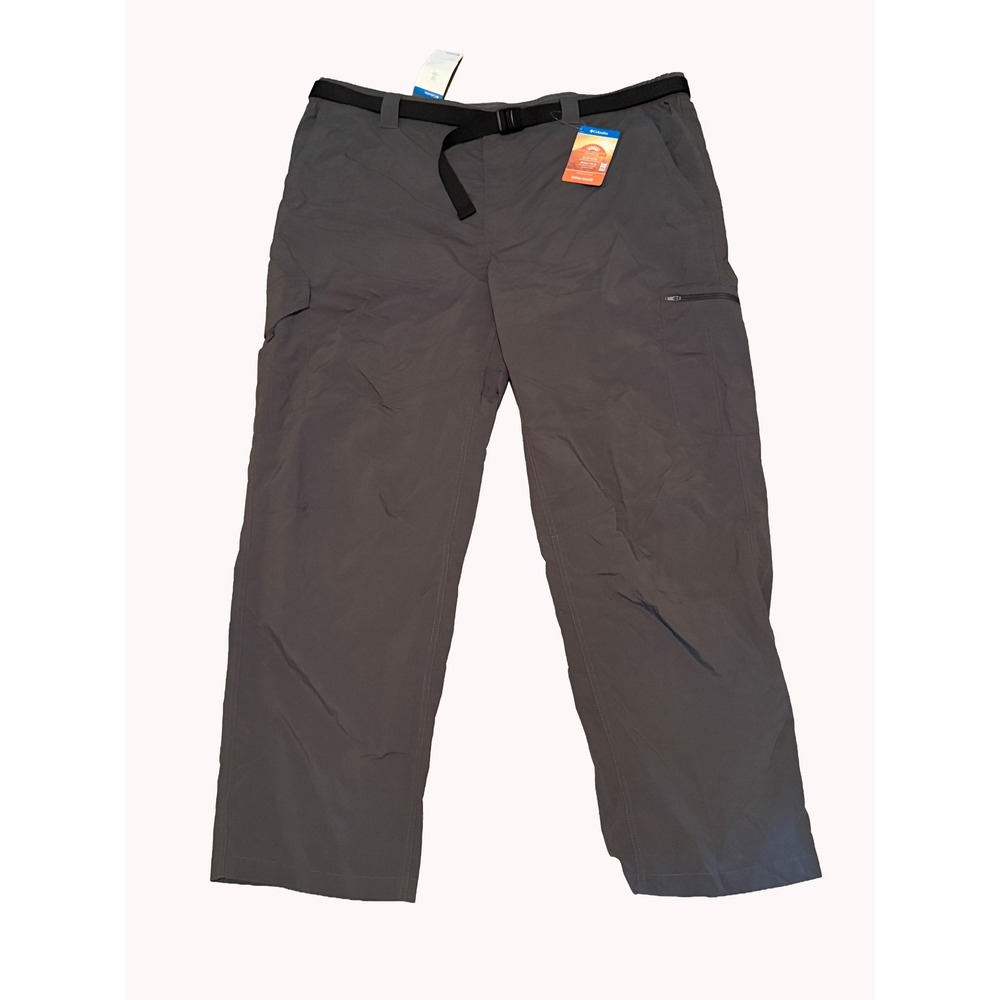 Columbia Silver Ridge Cargo Pants Mens 44x32 Grey Omni-Shade Hiking AM8007-028